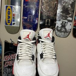 Air Jordan 4 Red Cement Size 8.5 