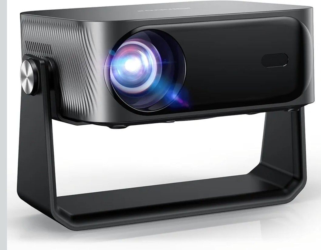 [1500 ANSI/Auto Focus & Keystone/Built-in APPs] 4K Outdoor Projector with Wifi and Bluetooth, Smart Portable Proyector with Built in Apps