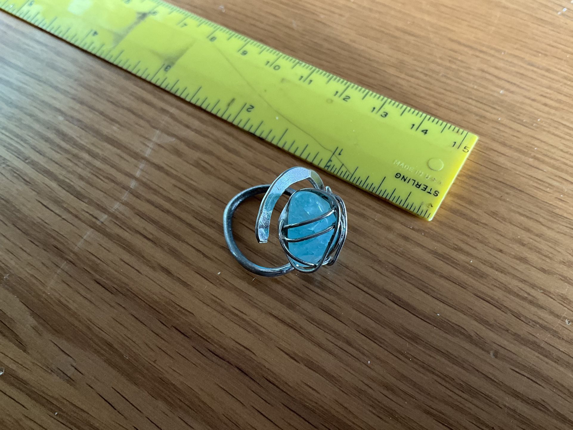 Blue Quartz Ring