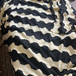 66”x66” beautiful new black and beige flannel fabric 