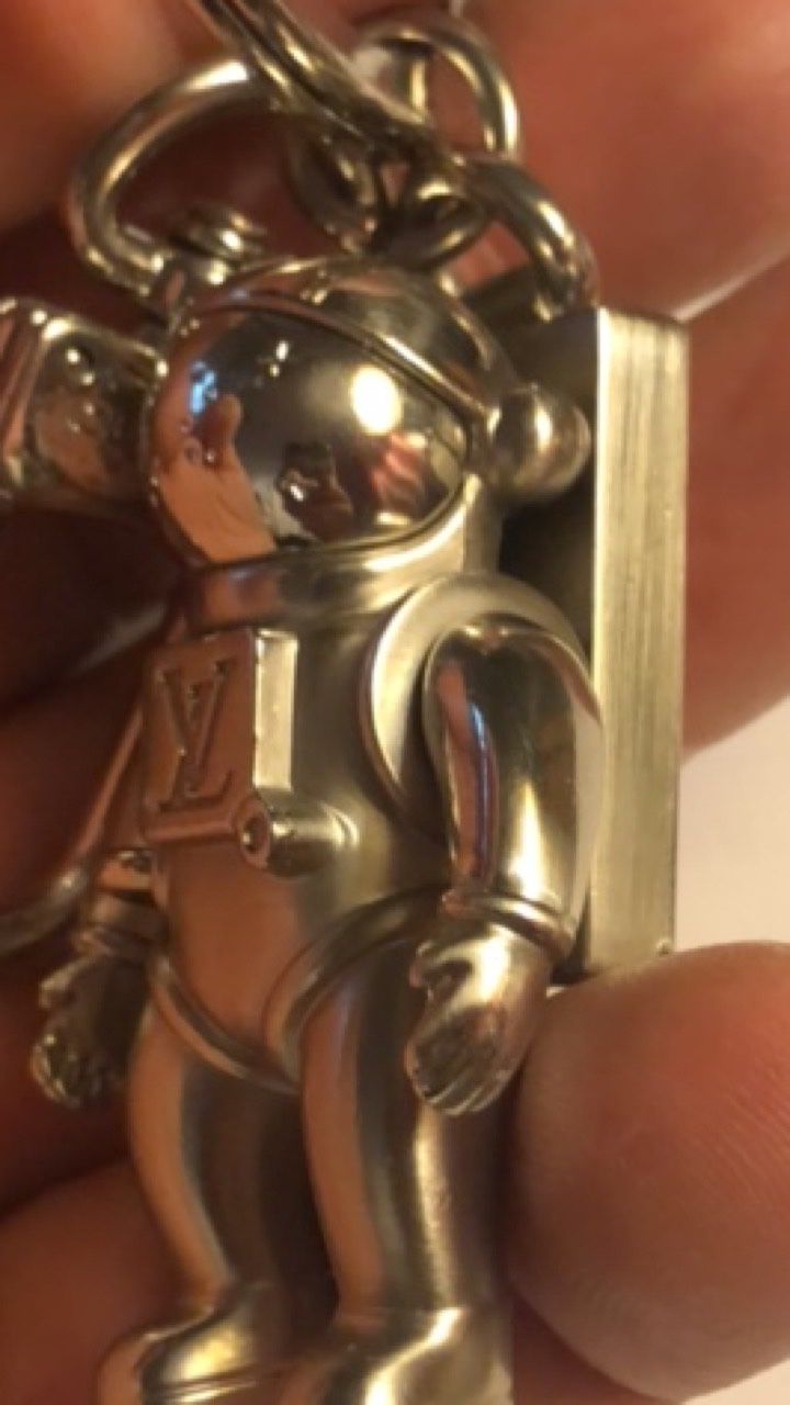Louis Vuitton, Accessories, Lv Spaceman Keychain In Pure Heavy Metal