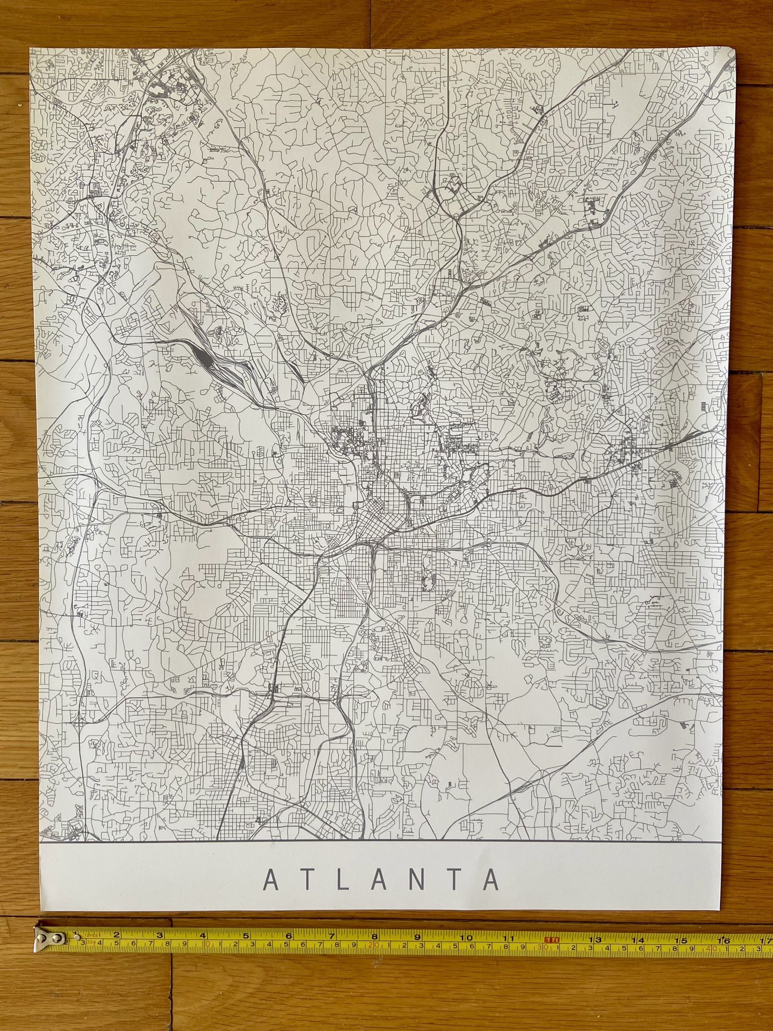 Atlanta Map Print
