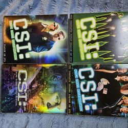 CSI DVDs (Seasons 1-3, 8)