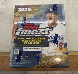 2026 Topps Finest Baseball Mega Box (48 Cards) MLB Brand New Factory Sealed 🆕🔥