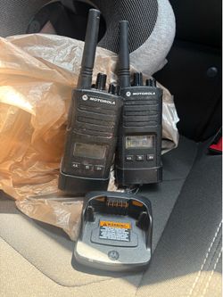 Motorola walkie talkies