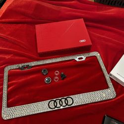 Audi Diamonds License Plate Frame OEM