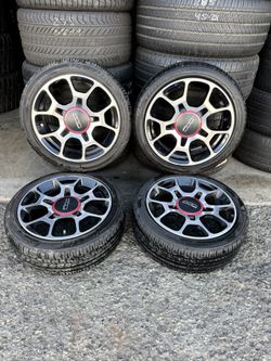 195/45/16 Tires Rims OEM Fiat 500 