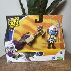 Star Wars: YOUNG JEDI ADVENTURES • Lys Solay w/ Speeder Bike 