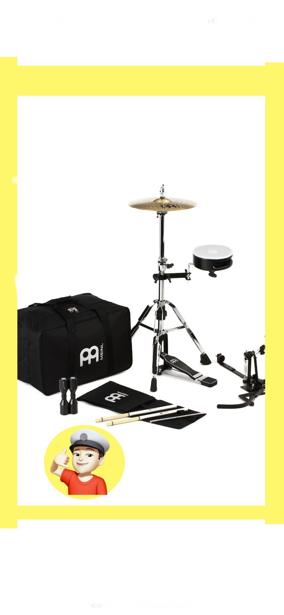 🔥 Meinl Percussion Cajon Drum Set Conversion Kit