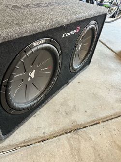 Kicker dual 12" CompR