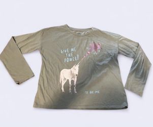 There Abouts Unicorn Give Me The Power Shirt Size 3XL