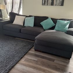 L Shape , Sofa And Carpet Good Condition 