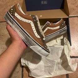 Cocoa Brown Vans - Pearlized