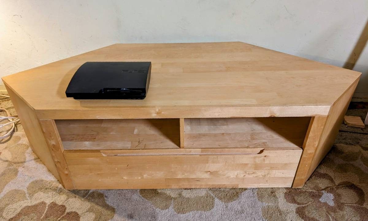 Ikea corner TV stand ( $50)
