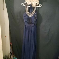 Dark Blue Prom Dress