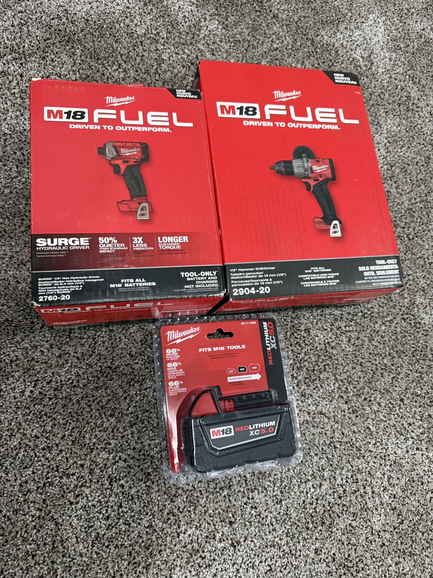 Milwaukee M18- Impact,Hammer/Drill