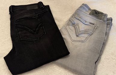 Mens NWOT 38,40 Salvage and Buckle black jeans