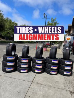 235-45-18 tires 395$ installed free alignment
