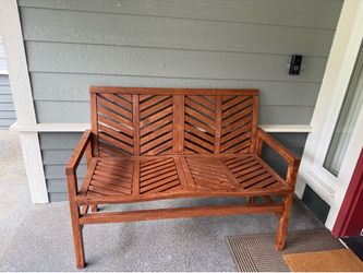 Wood Bench