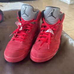 Jordan 5 Retro Red Suede Size 13