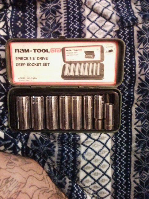 Ram Tool Deep Socket Set 