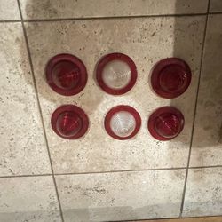 Back Rear Light Lens, 4 Red Stop Lens, To Back Up LightsAnd 2 