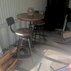 Bar Top Table Stools 