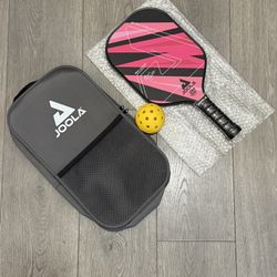 Brand New JOOLA Pickleball Paddle Set – Bold Pink Design + Case & Ball