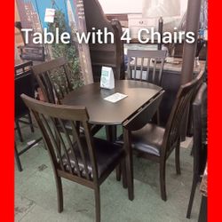 💥 Table With 4 Chairs 