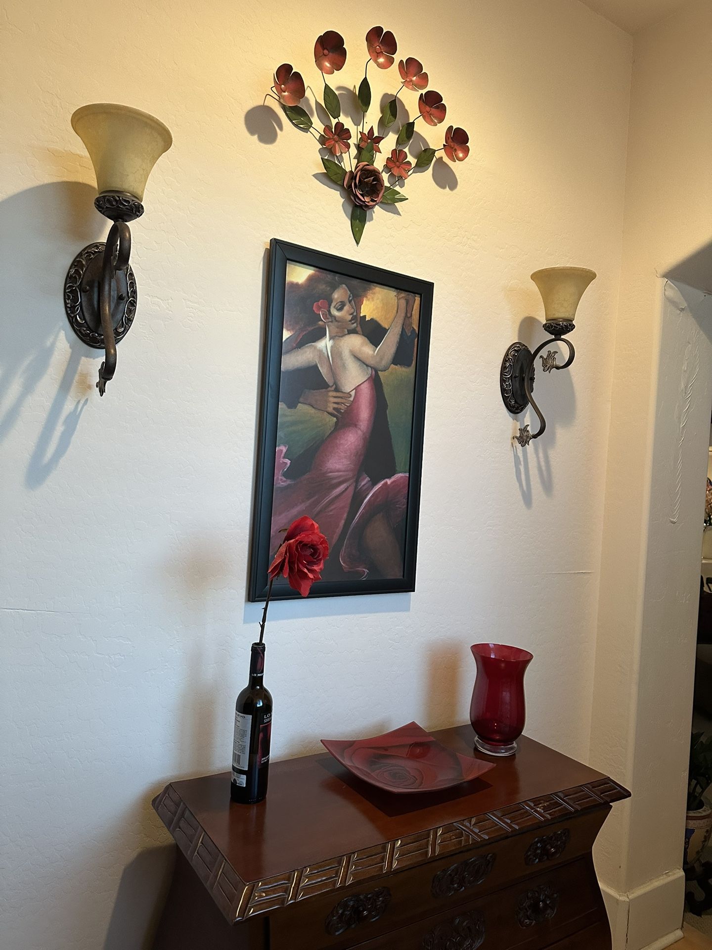 Decor Bundle, 5 Items,  $65 (sconces not included)