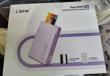 Liene Pearl N200 Pro Portable AI Photo Printer, Instant Mini Picture Printer for iPhone Smartphone