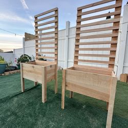 2ft Planter Box With 5ft Trellis