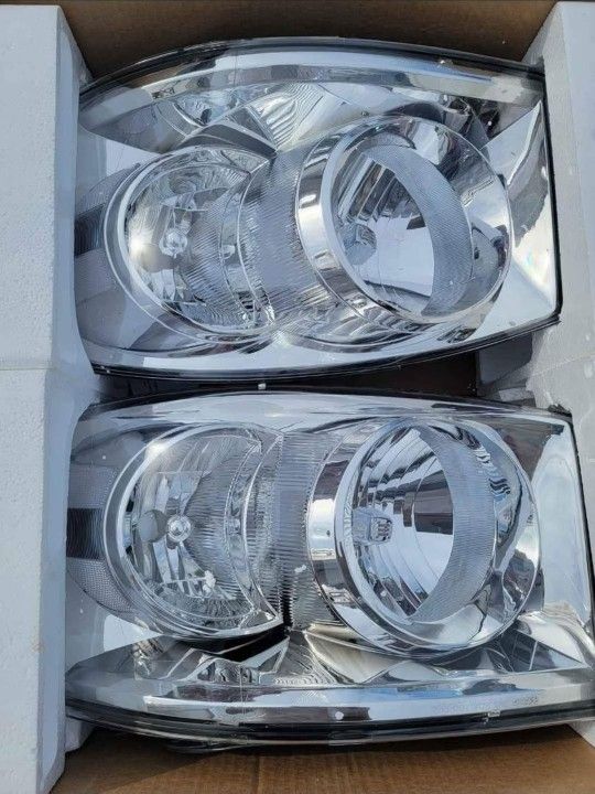 06-08 Dodge Ram Headlights Luces Micas Calaveras Faros Faroles