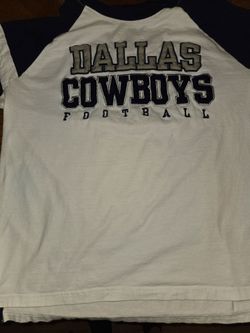 Dallas Cowboys Authentic NFL womens long sleeve shirt Size large navy and white