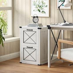 File Cabinet, Filing Cabinet with 2 File Drawers, Printer Stand