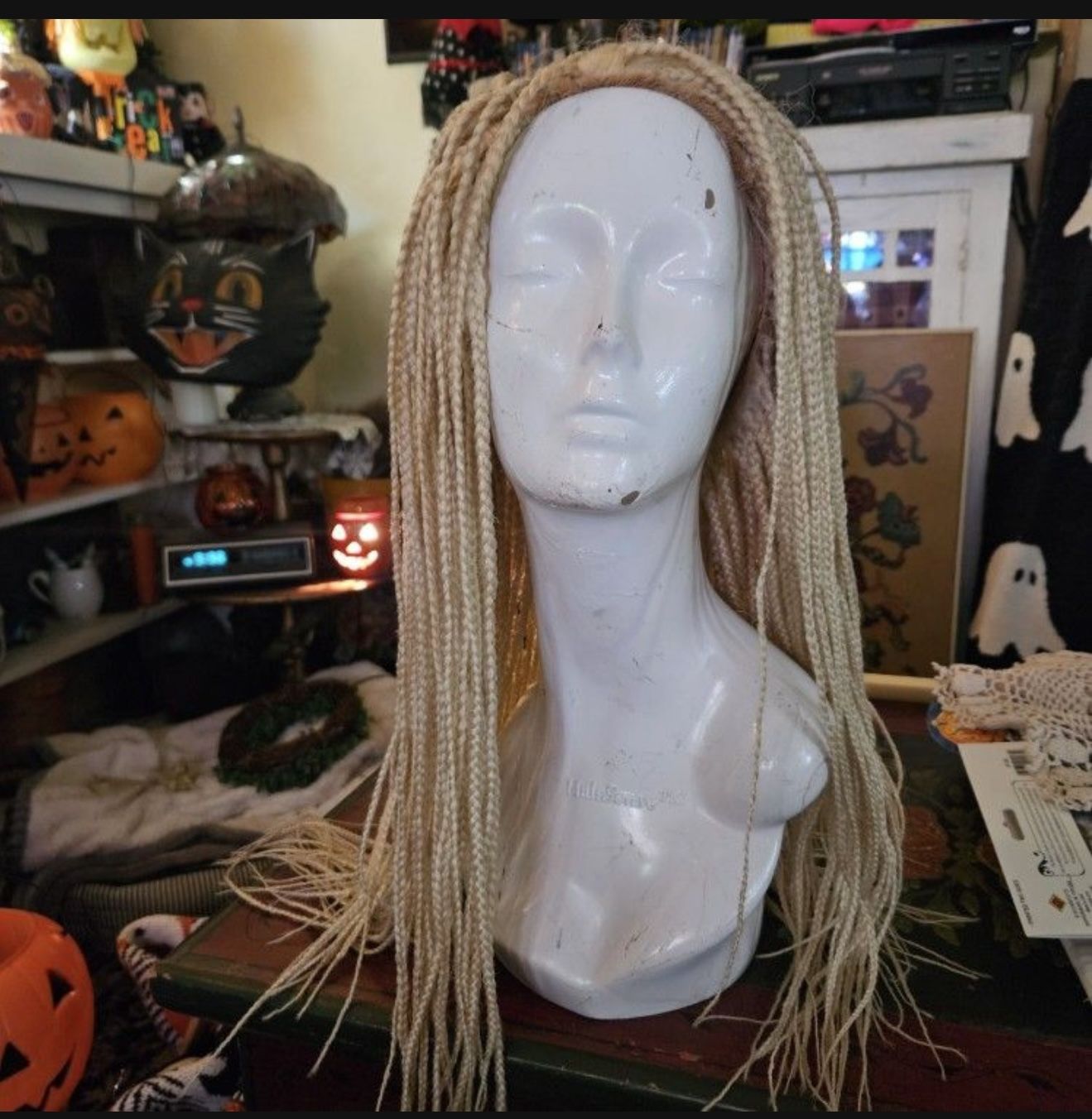 Blonde Braids Lace Front Wig Small Braids