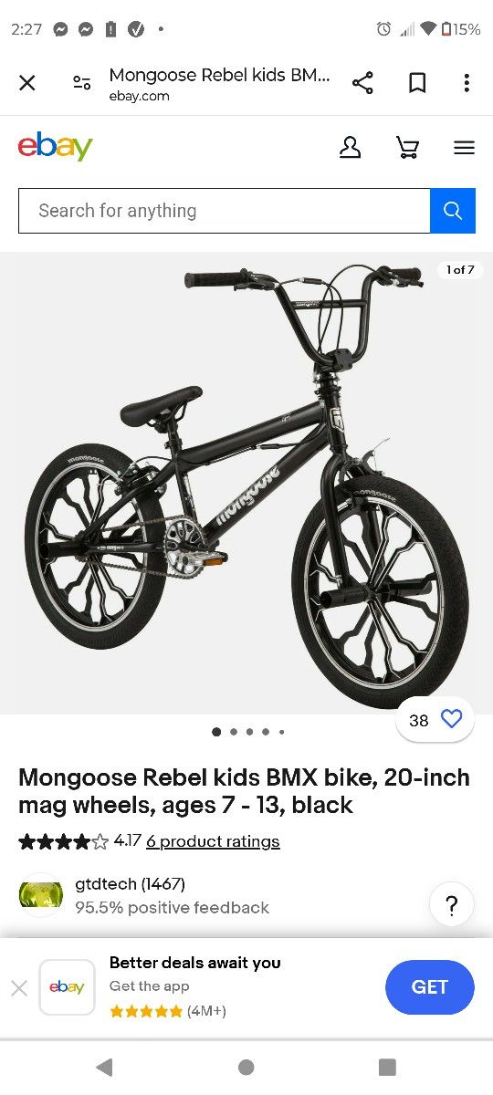 BMX Mongoose Bike