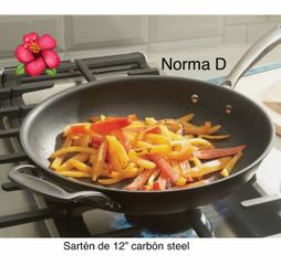 Sartén de 12” carbón steeel nuevo en su caja 🌺 Princess house 🌺