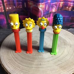 The Simpson Pez Dispenser Lisa, Bart, Maggie, Marge 