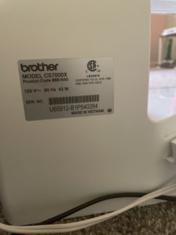 NEW NEW BROTHER CS7000X DIGITAL SEWING MACHINE W/KIT for Sale in Laurel, MD  - OfferUp