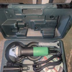 NEW METABOO CORDED  GRINDER SET IN CASE 