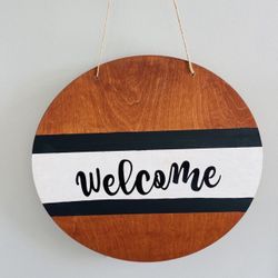 Large Welcome Sign
