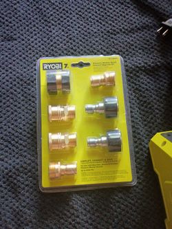 Ryobi 7-Piece Pressure Washer Quick Connect Kit