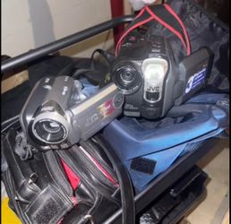 JVC Vintage Camcorders – GR-AXM40U & Everio GZ-MG21U – Tested Working