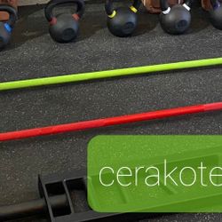 NEW Barbells Cerakote 45lbs /7ft