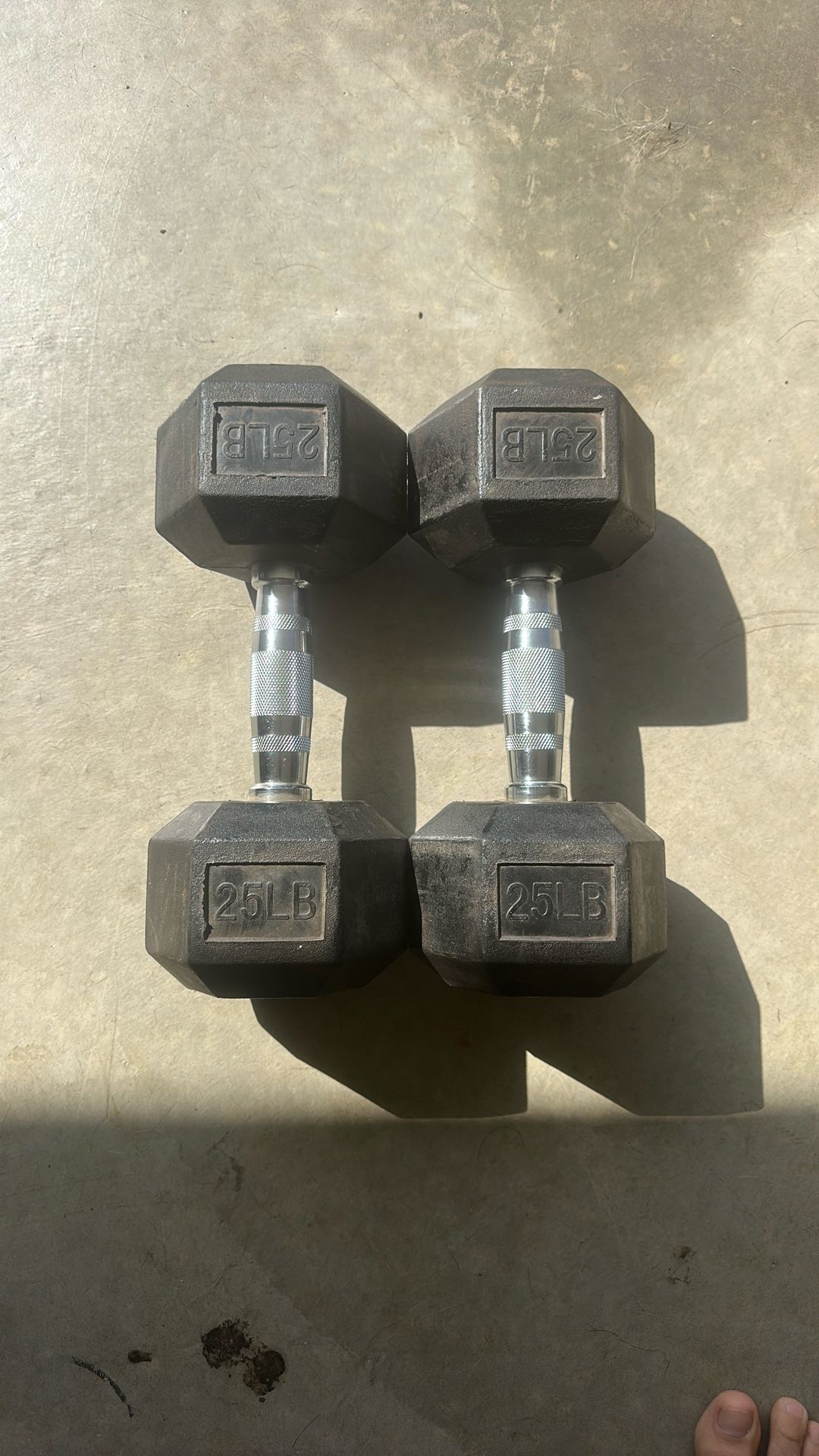 25 Pound Dumbbells