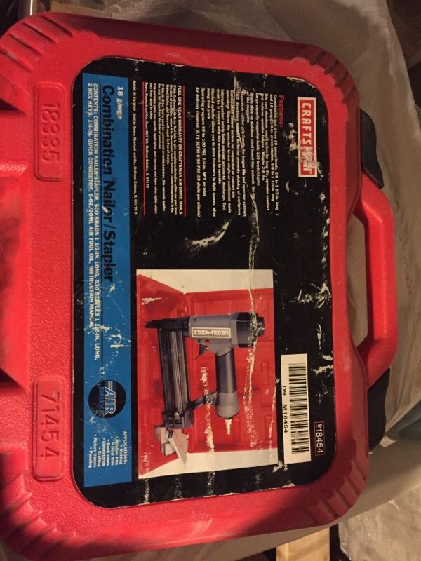 Nail/stapler pneumatic