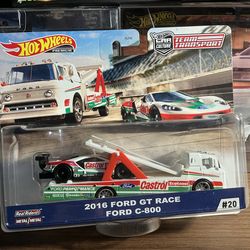 Hotwheels 2016 Ford GT Race Team Transport