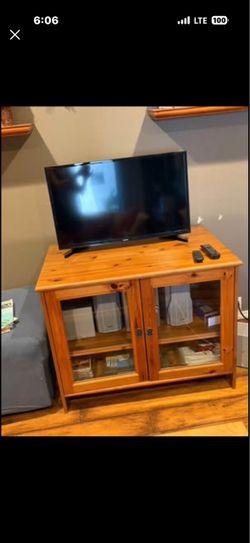 Wood TV console/stand