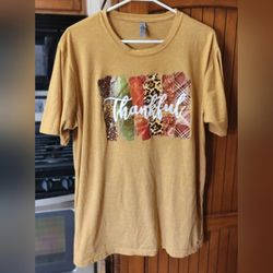 XL Womans  Next Level Short  Sleeve" Thankful " Tee